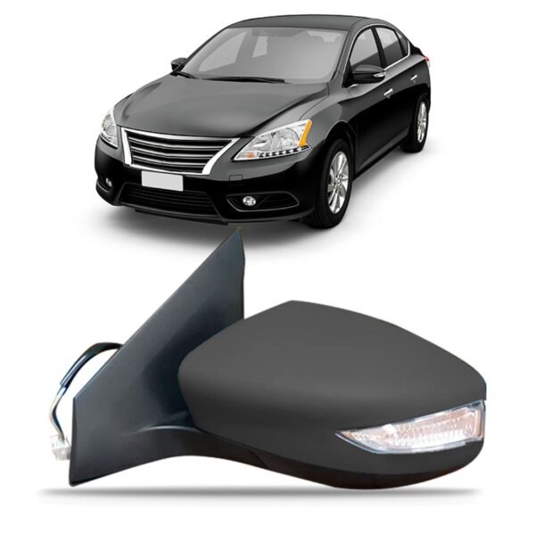 Retrovisor Sentra 2014 A 2016 Eletrico Retratil C/pisca Lado Esquerdo
