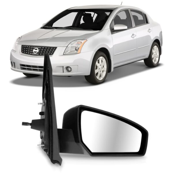 Retrovisor Sentra 2007 2008 2009 Primer Com Controle Novo Lado Direito