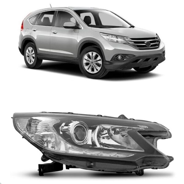 Farol Para Honda Crv 2012 2013 2014 C/ Projetor 1ª Linha - Direito/passageiro