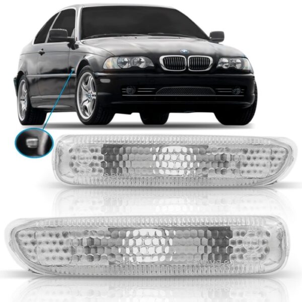 Pisca Paralama Lateral Serie 3 1998 1999 2000 2001 Cristal Lado Esquerdo