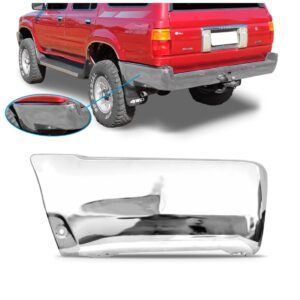 Polaina Parachoque Traseiro Para Hilux Sw4 96 A 2004 Cromado Lado Esquerdo