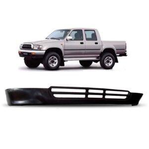 Spoiler Dianteiro Hilux 4x2 1993 A 2001 Lata Preto