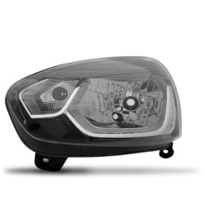 Farol Clio 2013 2014 2015 2016 Manual Máscara Negra 1ª Linha - Esquerdo/motorista