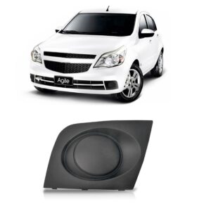 Moldura Milha Auxiliar Agile 2009 10 11 2012 S/furo Preto Preto