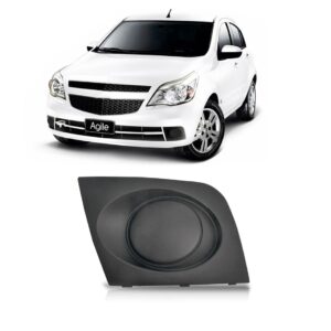 Moldura Milha Auxiliar Agile 2009 A 2012 S/furo Preto