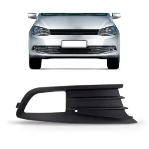 Moldura Milha Auxiliar Gol Gvi 2013 14 15 2016 C/furo Milha  Preto