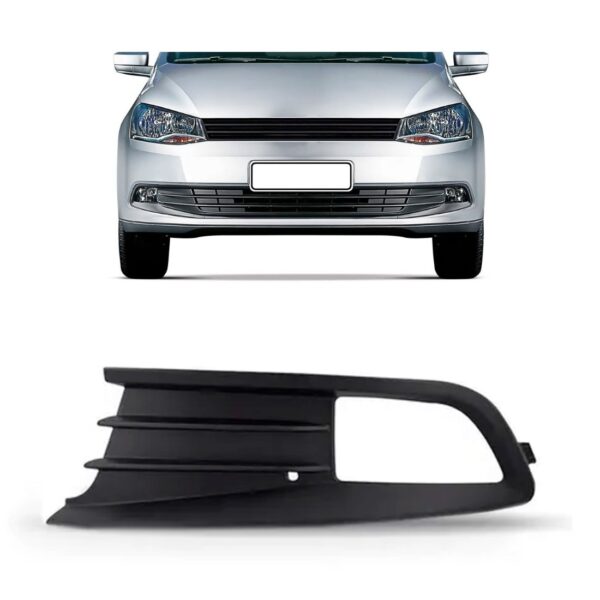 MOLDURA MILHA AUXILIAR GOL GVI 2013 A 2016 C/FURO PRETO LE