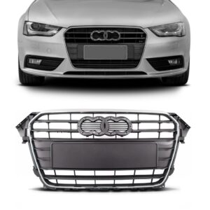 Tela Radiador Audi A4 2013 2014 2015 Moldura 1a Linha Preto