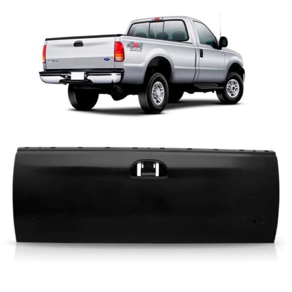 Tampa Traseira Ford F250 1999 2000 2001 2002 2003 2004 2005  Preto