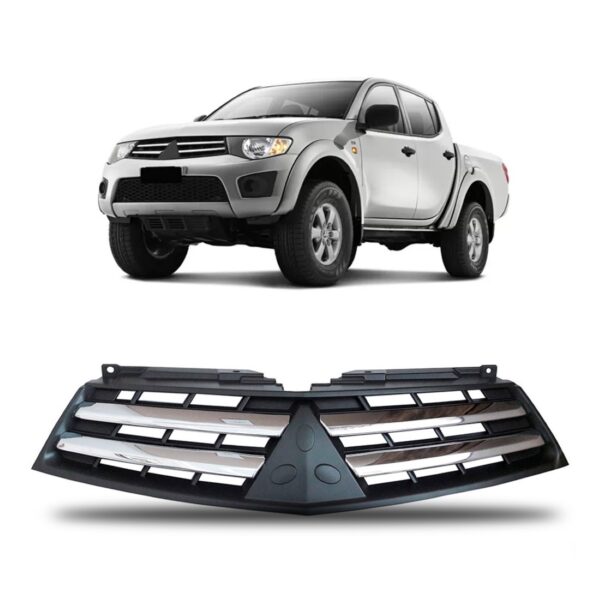 Grade Radiador Triton 4x2 2013 A 2015 Escuro Mold. 1a Linha