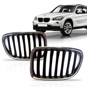 Grade Radiador Bmw X1 2013 A 2015 Moldura 1a Linha Lado Esquerdo