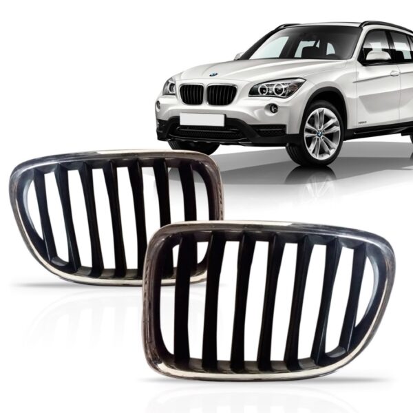 Grade Radiador Bmw X1 2013 A 2015 Moldura 1a Linha Lado Direito