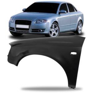 Paralama Para Audi A4 2005 2006 2007  Em Ferro Com Furo Lado Esquerdo