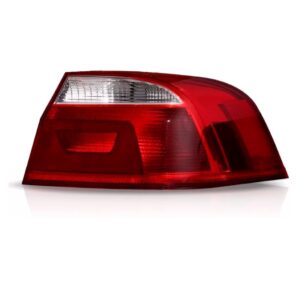 Lanterna Traseira Voyage 2013 A 2016 Bicolor Borda Cromada Lado Direito