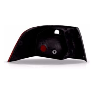 Lanterna Traseira Voyage 2013 A 2016 Bicolor Borda Cromada Lado Direito