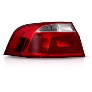 Lanterna Traseira Voyage 2013 A 2016 Bicolor Borda Cromada Lado Esquerdo