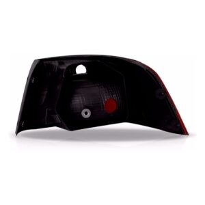 Lanterna Traseira Voyage 2013 A 2016 Bicolor Borda Cromada Lado Esquerdo