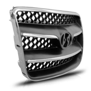 Grade Radiador Santa Fe 2007 2008 2009 2010 Friso 1a Linha Preto