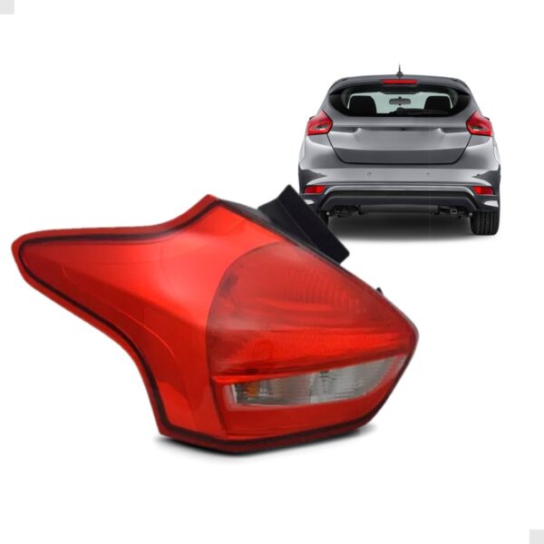 Lanterna Traseira Focus Hatch 2016 A 2018  C/ Led Lado Esquerdo
