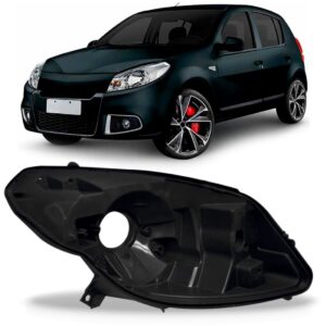 Carcaça Farol Sandero 2012 A 2014 Lado Direito