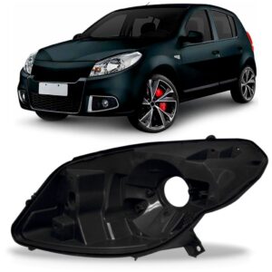 Carcaça Farol Sandero 2012 A 2014 Lado Esquerdo