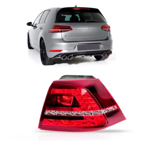 Lanterna Traseira Golf 2014 2015 2016 2017 Com Led Canto Lado Direito