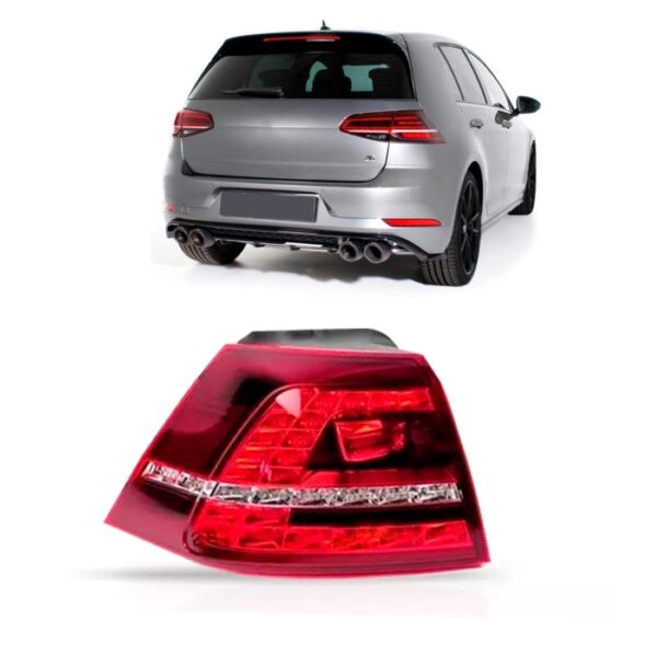 Lanterna Traseira Golf 2014 2015 2016 2017 Com Led Canto Lado Esquerdo