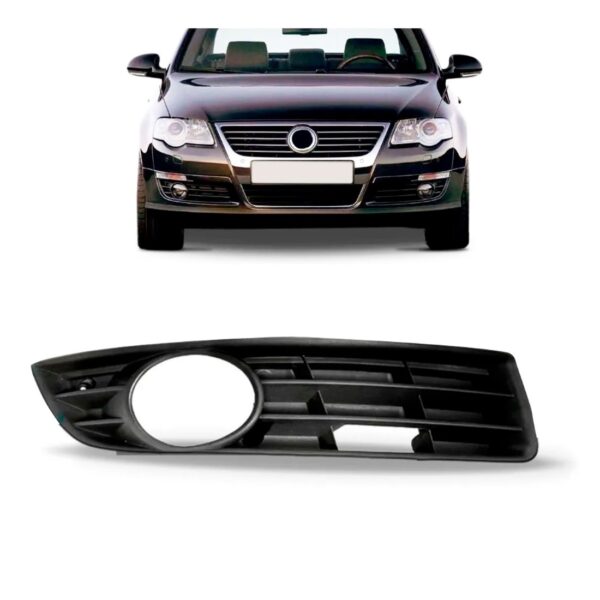 Moldura Milha Auxiliar Passat 2006 A 2010 C/furo Lado Direito