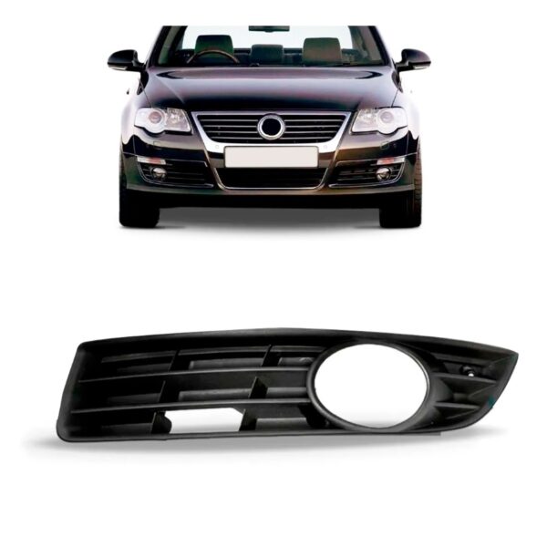 Moldura Milha Auxiliar Passat 2006 A 2010 C/furo Lado Esquerdo