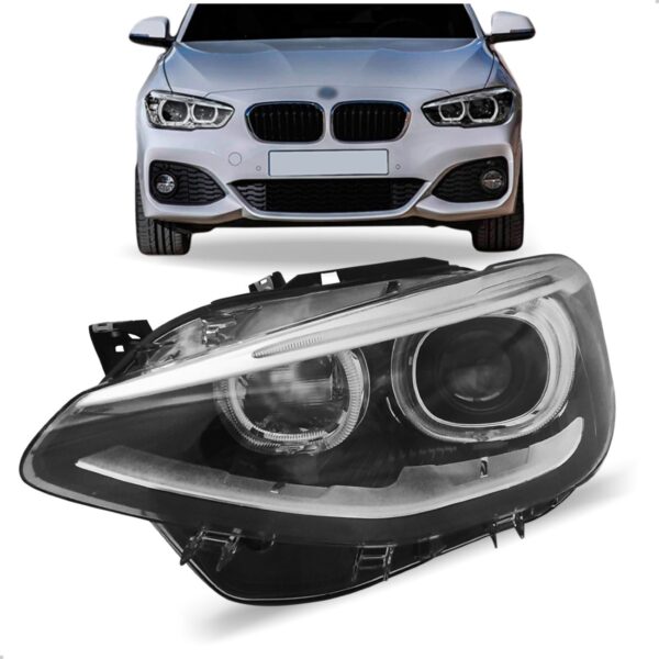 Farol Bmw Seri-1 116 118 120 125 Ano 2013 2014 2015 1ª Linha - Esquerdo/motorista