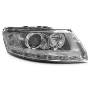 Farol Para Audi A6 2009 A 2011 Elétrico C/ Led Entrada Xênon Lado Direito