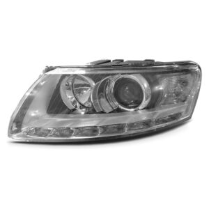 Farol Para Audi A6 2009 A 2011 Elétrico C/ Led Entrada Xênon Lado Direito