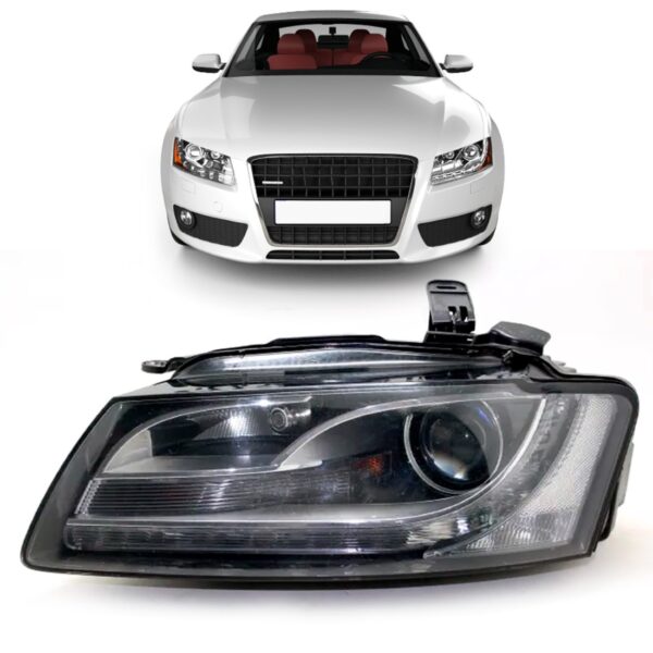 Farol Audi A5 2010 2011 2012 2013 Elétrico Com Led 1ª Linha Esquerdo/motorista