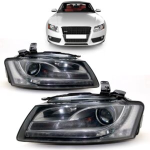 Farol Audi A5 2010 2011 2012 2013 Elétrico Com Led 1ª Linha Esquerdo/motorista