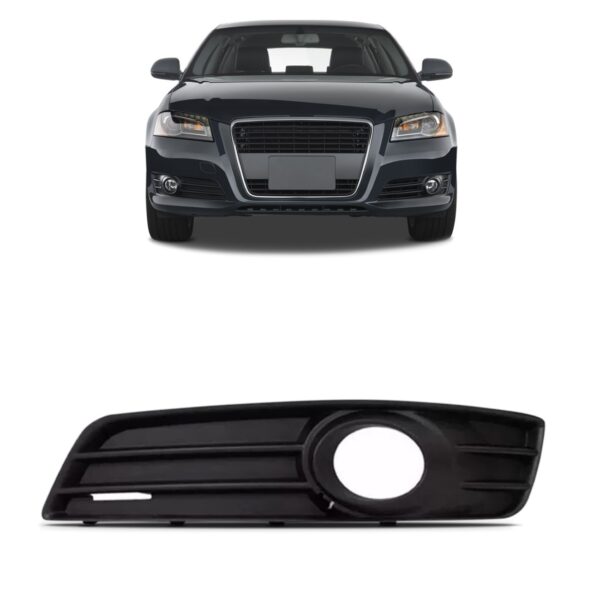 Tela Frontal Moldura Milha Audi A3 Sportback 2009 10 11 2012 Lado Esquerdo