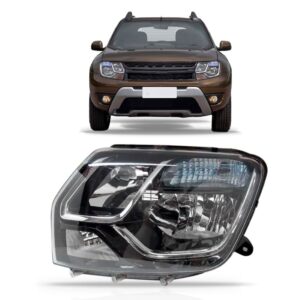 Farol Duster 2015 2016 Manual Com Cupula Azul 1ª Linha Esquerdo/motorista