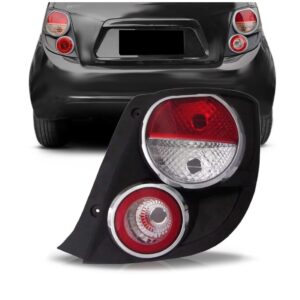 Lanterna Traseira Sonic 2012 A 2015 Hatch Aro Cromado Lado Direito