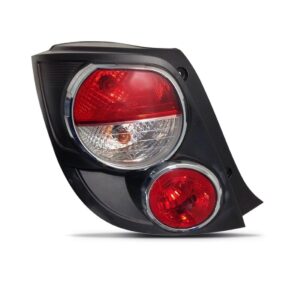 Lanterna Traseira Sonic 2012 A 2015 Hatch Aro Cromado Lado Esquerdo