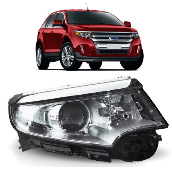 Farol Compatível Com Os Modelos Ford Edge 11 12 13 1ª Linha - Direito/passageiro