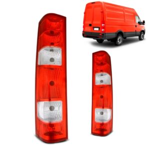 Lanterna Traseira Para Iveco Furgão 2008 A 2020 1ª Linha Direito/passageiro Vermelho