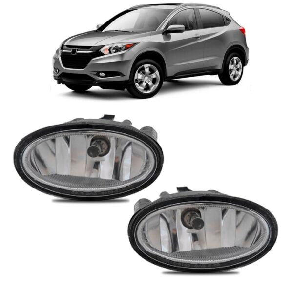 Farol Milha Auxiliar Hrv 2015 2016 2017 2018 Com Lampada H8