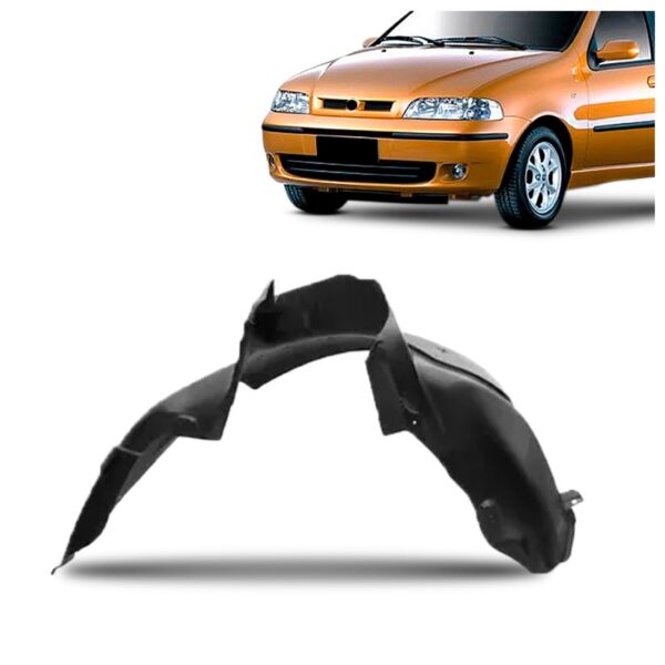 Asa Urubu Para Palio 2001 2002 2003 Em Plástico Preto Lado Direito