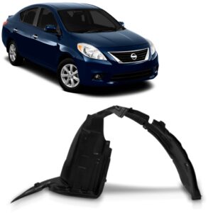 Protetor Caixa De Roda Dianteiro Versa 2011 2012 2013 2014 Lado Direito