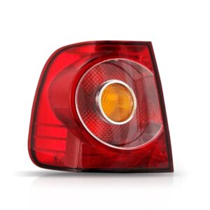 Lanterna Traseira Polo 12 13 14 15 Sedan Rubi Canto 1ª Linha Esquerdo Vermelho