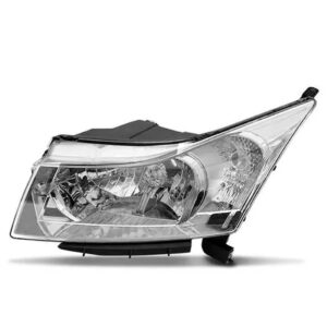 Farol Cruze 2015 E 2016 Manual Cromado 1ª Linha - Esquerdo/motorista