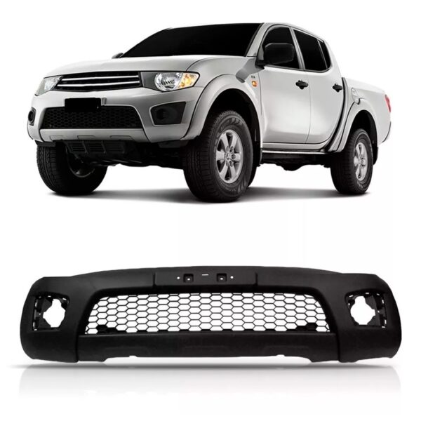 Parachoque L200 Triton 2011/13 Grade Colmeia Diant 1a Linha