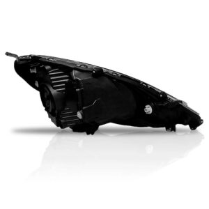 Farol New Fit 2009 A 2012 Manual Cinza Lado Esquerdo