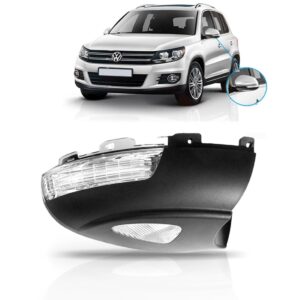 Pisca Seta Retrovisor Tiguan 2009 10 11 12 13 2014 C/luz Lado Esquerdo