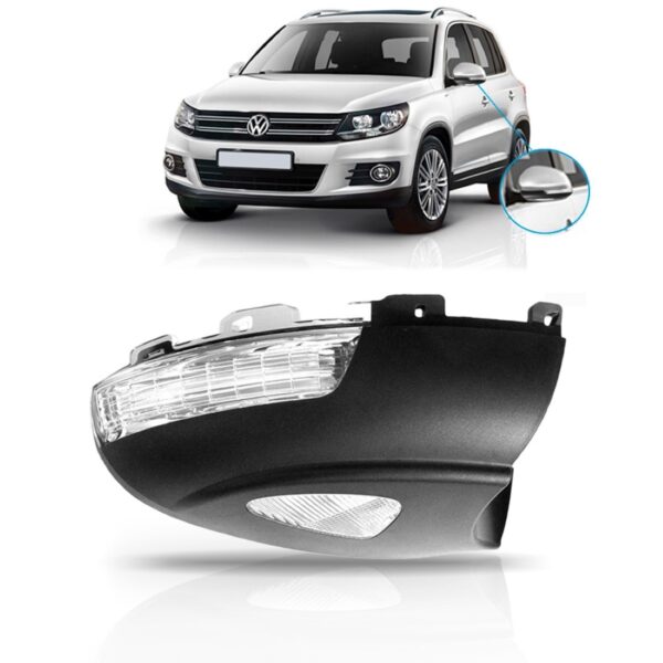 Pisca Seta Retrovisor Tiguan 2009 10 11 12 13 2014 C/luz Lado Esquerdo