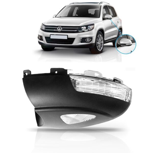 Pisca Seta Retrovisor Tiguan 2009 10 11 12 13 2014 C/luz Lado Direito